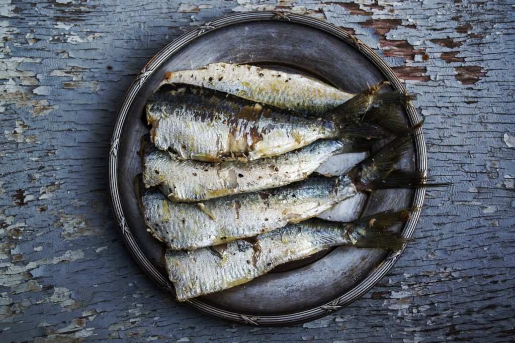 Las sardinas son ricas en omega