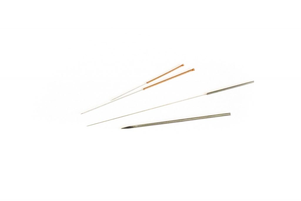 Agujas utilizadas en acupuntura