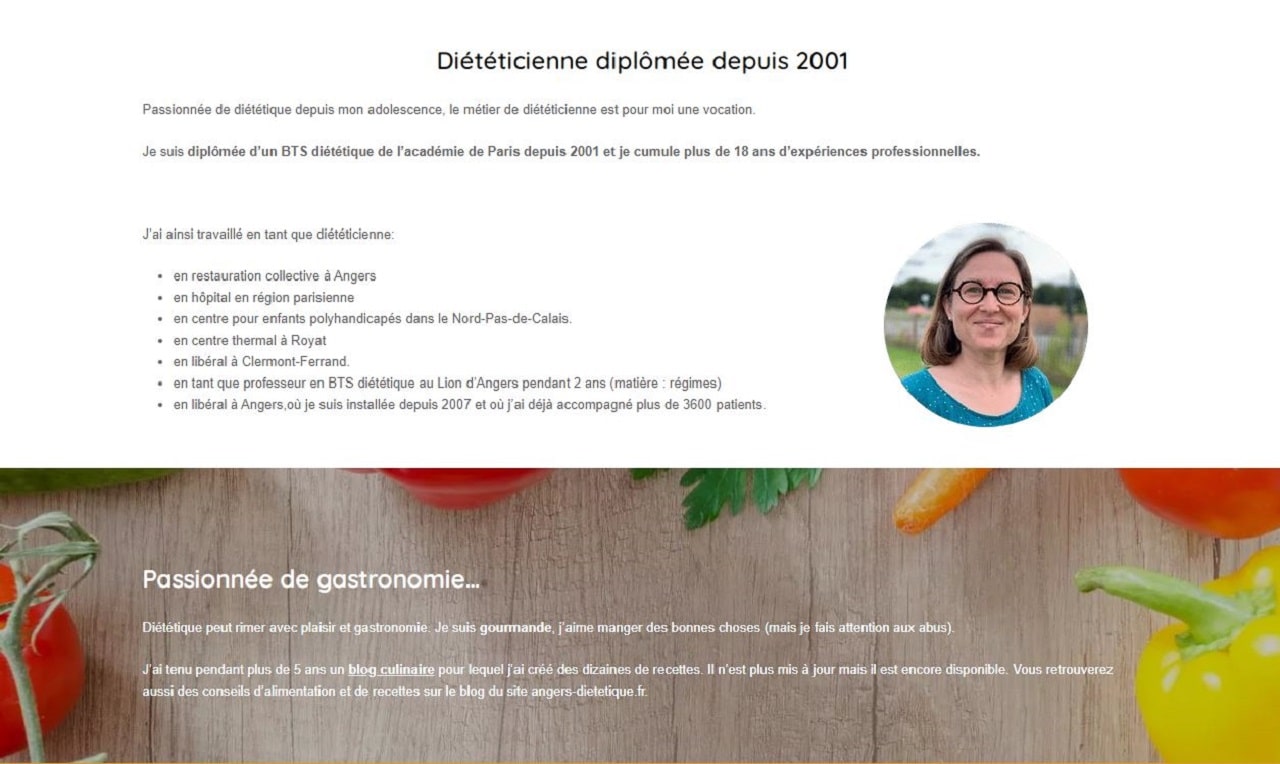 ¿Cuáles son los mejores dietistas-nutricionistas de Angers y su región? 