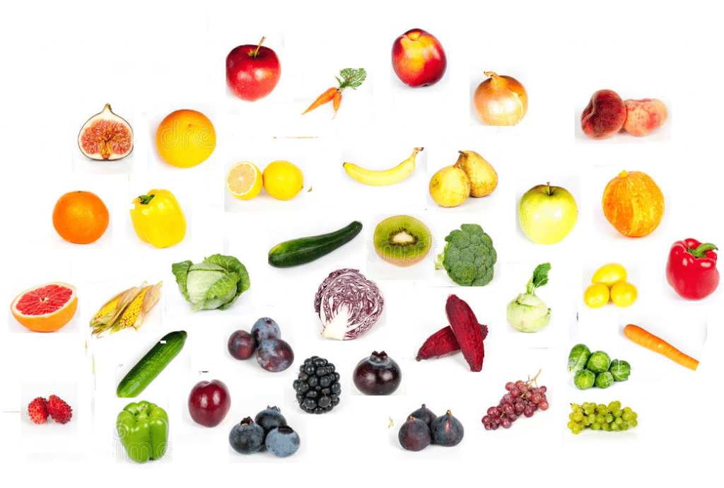 Verduras y frutas de otoño